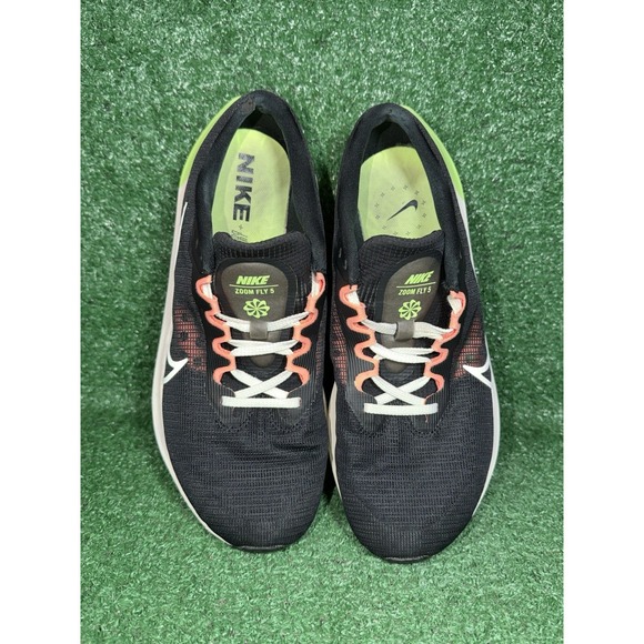 Nike Zoom Fly 5 Mens Size 10.5 Black Green Running Shoes Gym Sneakers FB1847-011 main image 4